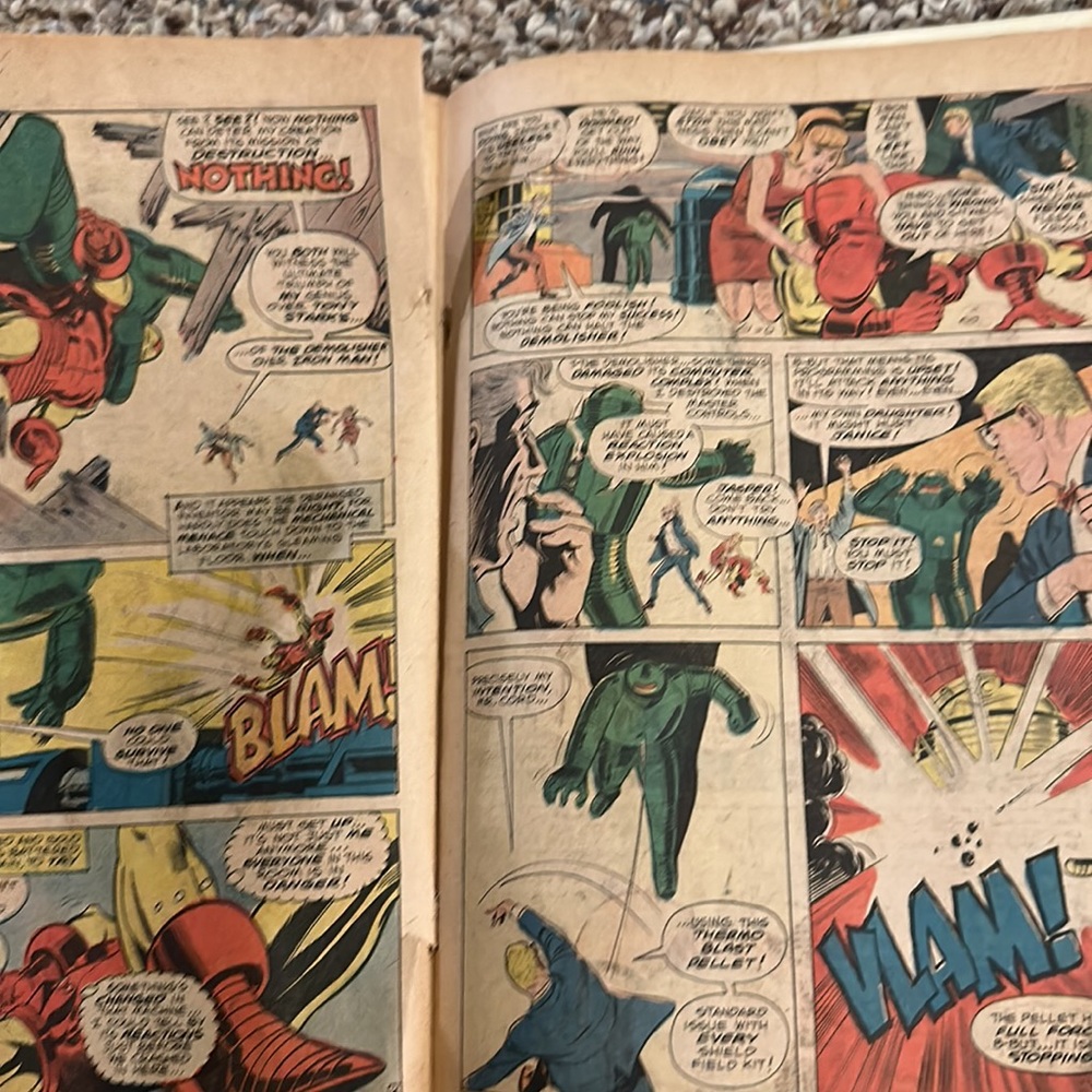 Vintage 1968 THE INVINCIBLE IRON MAN #2 MARVEL 12 cent COMIC BOOK - Picture 14 of 14